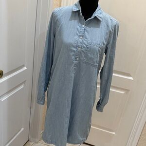 Old Navy Light Blue Long Sleeve Dress